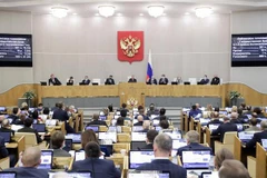 Một phiên họp của Duma quốc gia (Hạ viện) Nga ở Moskva. (Ảnh: AFP/TTXVN)