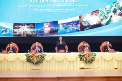 Thủ tướng Phạm Minh Chính chủ trì Hội nghị. (Ảnh: Dương Giang/TTXVN)