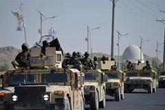 Các lực lượng Taliban tại tỉnh Kandahar, Afghanistan. (Ảnh: AFP/TTXVN)