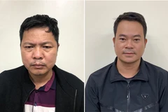Bị can Đỗ Văn Vĩnh (trái); Lương Văn Tiến. (Nguồn: Bộ Công an)