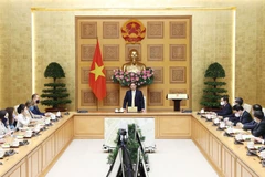 Thủ tướng Phạm Minh Chính tiếp Trưởng đại diện các Tổ chức Liên hợp quốc tại Việt Nam. (Ảnh: Dương Giang/TTXVN)