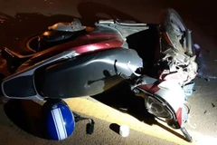 Hiện trường vụ tai nạn. (Ảnh: Dân Trí)