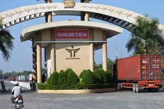 Cửa khẩu Mộc Bài. (Ảnh: Lê Đức Hoảnh/TTXVN)