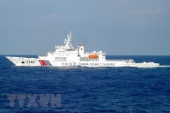 Tàu hải cảnh Trung Quốc. (Ảnh minh họa. Nguồn: AFP/TTXVN)