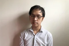 Đối tượng Phan Chí Thiện tại Cơ quan công an. (Ảnh: TTXVN phát)