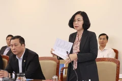 Tổng Giám đốc Thông tấn xã Việt Nam Vũ Việt Trang giới thiệu về các cơ quan thường trú ngoài nước của Thông tấn xã Việt Nam. (Ảnh: Dương Giang/TTXVN)