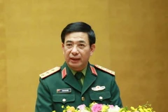 Thượng tướng Phan Văn Giang, Ủy viên Bộ Chính trị, Ủy viên Thường vụ Quân ủy Trung ương, Bộ trưởng Bộ Quốc phòng. (Ảnh: Phương Hoa/TTXVN)