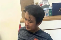 Đối tượng Nguyễn Vũ Anh Tuấn. (Ảnh: TTXVN phát)