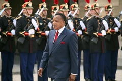 Tổng thống Cộng hòa Congo Denis Sassou-Nguesso. (Tổng thống Cộng hòa Congo Denis Sassou-Nguesso. (Nguồn: Gettyimages)