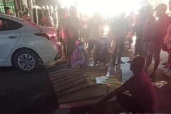 Hiện trường vụ tai nạn. (Nguồn: congan.com.vn)