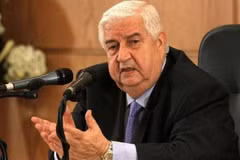 Ngoại trưởng Syria Walid al-Moualem. (Nguồn: Al-Manar)