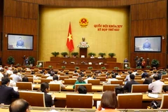 Toàn cảnh Quốc hội, phiên họp chiều 7/11. (Ảnh: Doãn Tấn/TTXVN)