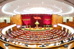 Quang cảnh Hội nghị lần thứ tám Ban Chấp hành Trung ương Đảng khoá XII. (Nguồn: TTXVN)