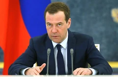 Thủ tướng Nga Dmitry Medvedev. (Nguồn: belsat.eu)