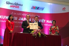 Hình ảnh lễ ký kết. (Ảnh: PV/Vietnam+)