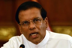 Tổng thống Sri Lanka Maithripala Sirisena. (Nguồn: AFP)