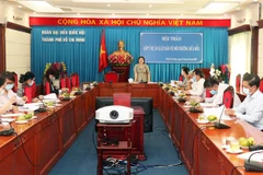 Quang cảnh hội thảo. (Ảnh: Xuân Khu/TTXVN)