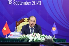 Thứ trưởng Bộ Ngoại giao Nguyễn Quốc Dũng. (Ảnh: Lâm Khánh/TTXVN)