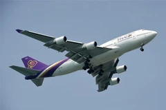 Máy bay của hãng hàng không Thai Airways. (Ảnh: AFP/TTXVN)