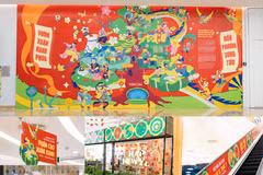 Không gian văn hóa ấn tượng trong Trung tâm thương mại được hiện thực hóa từ những ý tưởng sáng tạo của Phương Vũ 