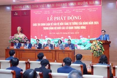 Quang cảnh buổi lễ. (Ảnh: An Đăng/TTXVN)