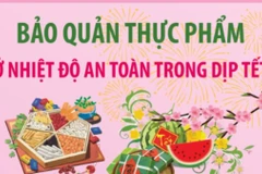 Bảo quản thực phẩm ở nhiệt độ an toàn trong dịp Tết