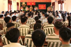 Trên 800 phạm nhân được ân giảm án dịp Tết Nguyên đán Giáp Thìn 2024. (Ảnh: Quang Thái/TTXVN)