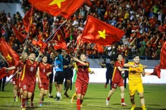 Đội Tuyển Nữ Việt Nam lần thứ 7 vô địch Bóng đá Nữ SEA Games. (Nguồn: Vietnnam+) 