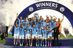 Phải đến năm thứ 7 của 'triều đại' Pep Guardiola, Man City mới có thể chạm tay vào cúp bạc ở mùa giải 2022/23. (Nguồn: Getty Images)