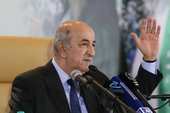 Tổng thống đắc cử Algeria Abdelmadjid Tebboune tại cuộc họp báo ở Algiers ngày 13/12/2019. (Nguồn: THX/TTXVN)