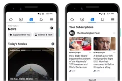 Giao diện thẻ tin tức Facebook News. (Nguồn: The Verge)