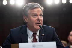 Giám đốc Cục Điều tra Liên bang Mỹ (FBI) Christopher Wray. (Nguồn: Getty Images)