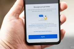 Màn hình thông báo cho người dùng chấp nhận sử dụng giao thức tin nhắn RCS trên điện thoại Android. (Nguồn: 9to5Google)