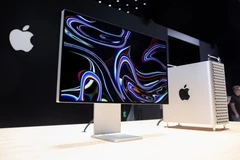 Ảnh tư liệu: Sản phẩm máy tính Mac Pro mới của Apple được giới thiệu tại phòng trưng bày ở San Jose, bang California, Mỹ tháng 6/2019.(Nguồn: AFP/TTXVN)