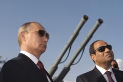 Tổng thống Nga Putin và Tổng thống Ai Cập Abdel Fattah al-Sisi. (Nguồn: nationalinterest.org)