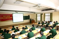 Quang cảnh buổi tập huấn. (Ảnh: Dương Giang/TTXVN)