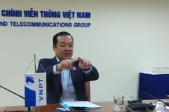 Ông Phạm Đức Long là một trong những nhân tố quan trọng trong việc thúc đẩy, dẫn dắt VNPT tái cơ cấu thành công. (Ảnh: Trung Hiền/Vietnam+)