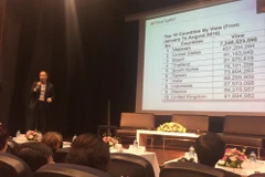 Hội thảo “Kinh tế số hóa -Thế giới không chờ chúng ta” đã được tổ chức tại Hà Nội, 23/10. (Ảnh: PV/Vietnam+)