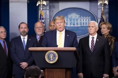 Tổng thống Mỹ Donald Trump tại Nhà Trắng. (Ảnh: AFP/TTXVN)