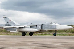 Máy bay Su-24 của Nga tại Syria. (Ảnh: Sputnik)