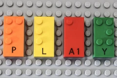 Các khối lego đặc biệt dành cho người mù. (Ảnh: Brickset)