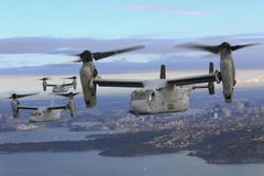 Indonesia vừa đặt mua 8 máy bay MV-22 Osprey của Mỹ. (Ảnh: Thủy quân Lục chiến Mỹ)