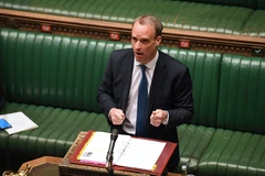Ngoại trưởng Anh Dominic Raab. (Ảnh: AFP/TTXVN) 