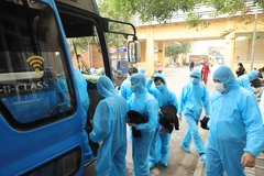 [Video] Cận cảnh chốt kiểm soát ra vào tại xã Sơn Lôi bị cách ly