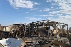 Căn cứ Ain al-Assad bị tấn công hồi tháng 1/2020. (Ảnh: AFP)