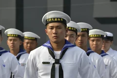Binh sỹ thuộc Hải quân Đài Loan. (Ảnh: AFP)