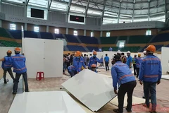 Đà Nẵng: Kiểm tra tiến độ xây dựng bệnh viện dã chiến Tiên Sơn