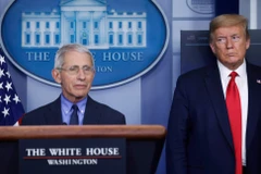 Tổng thống Trump và Tiến sỹ Fauci vẫn còn nhiều bất đồng. (Ảnh: Reuters)