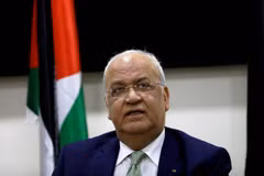 Tổng thư ký PLO Saeb Erekat. (Ảnh: Reuters)