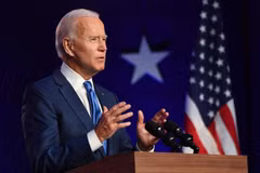 Ứng cử viên đảng Dân chủ Joe Biden. (Ảnh: AFP/TTXVN)